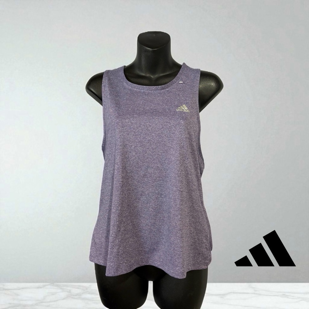 NWOT, Adidas, Aeroready Purple Tank Top, Size Medium 🏃♀️➡️